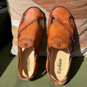 Men's Tan Loafers or fisherman’s